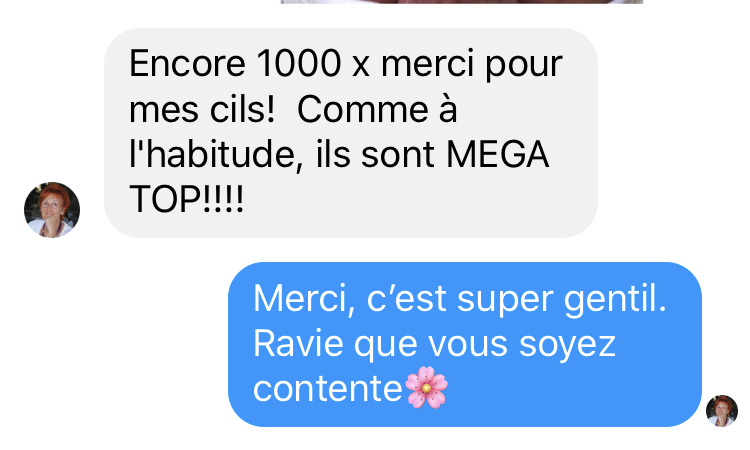 Résultat après un lash lift à l’institut Belle et Naturelle : cils naturellement recourbés et sublimés sans mascara.